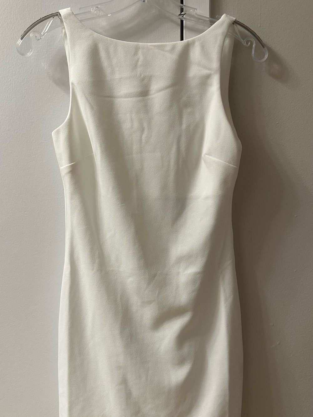 Showpo White Sleeveless Midi Sheath Dress